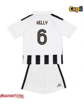 Juventus Lloyd Kelly #6 Echipament de Fotbal Replică 2026-27 Copii Acasa (+ Șorturi)